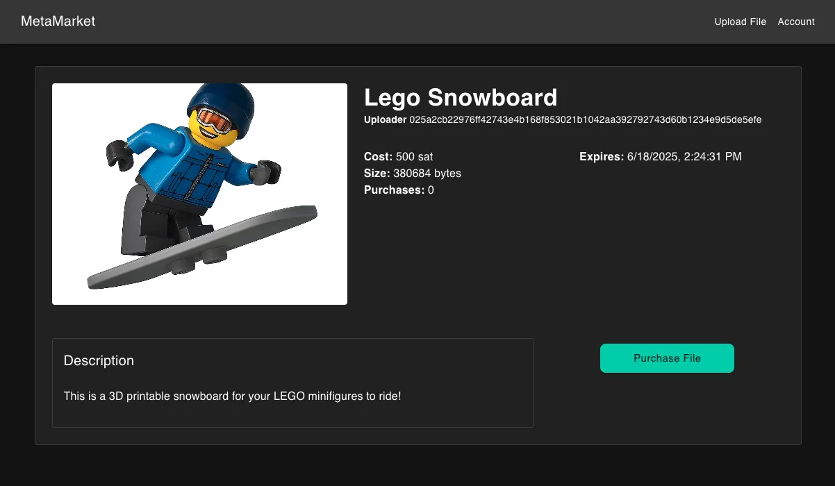 Details Page with Purchase Button